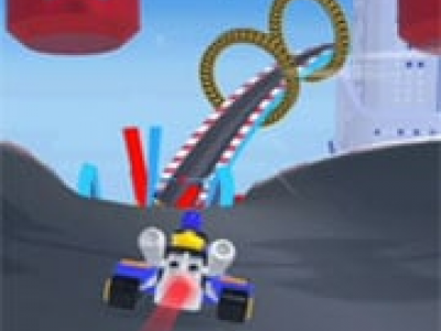 Crazy Kart Race background