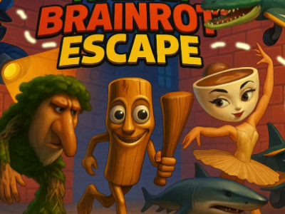 Italian Brainrot Escape background