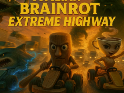 Italian Brainrot Extreme Highway background