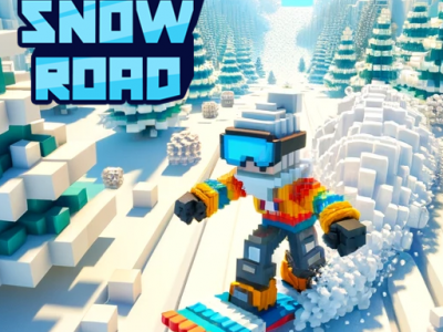 Snow Road background